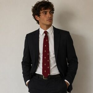 Allyn Necktie Mens Red‎ Vintage Novelty Dirty Old Man Flasher 1979 Vintage
